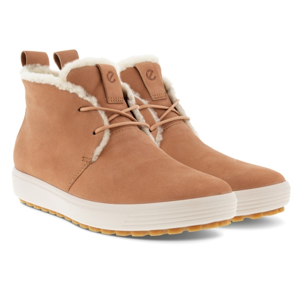 ECCO Women’s Sherling-Lined Leather Ankle Boots | Hydromax® | Size US 10-10.5